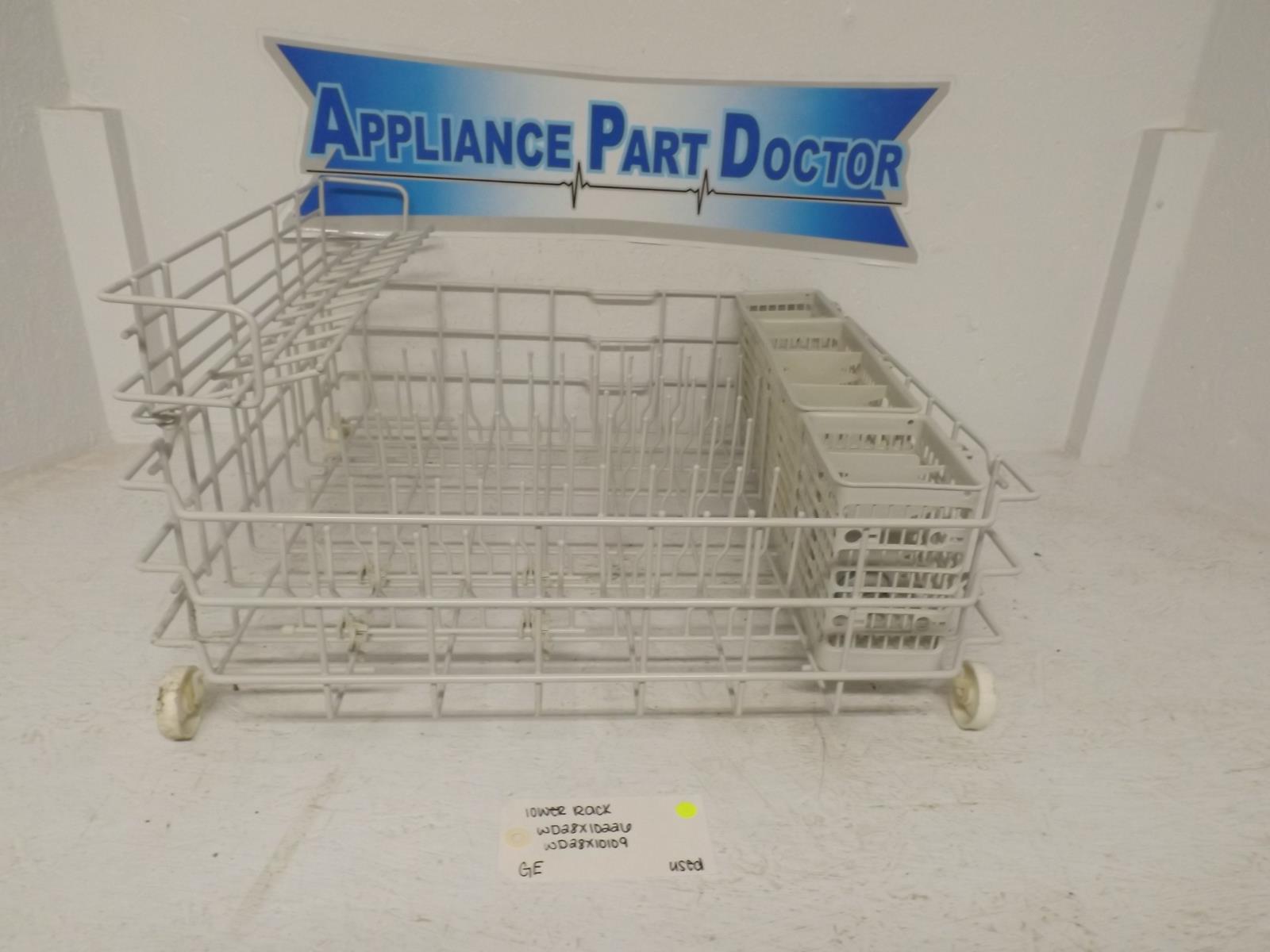 GE Dishwasher WD28X10226 WD28X10109 Lower Rack Used GE Dishwasher WD28X10226 WD28X10109 Lower Rack Used